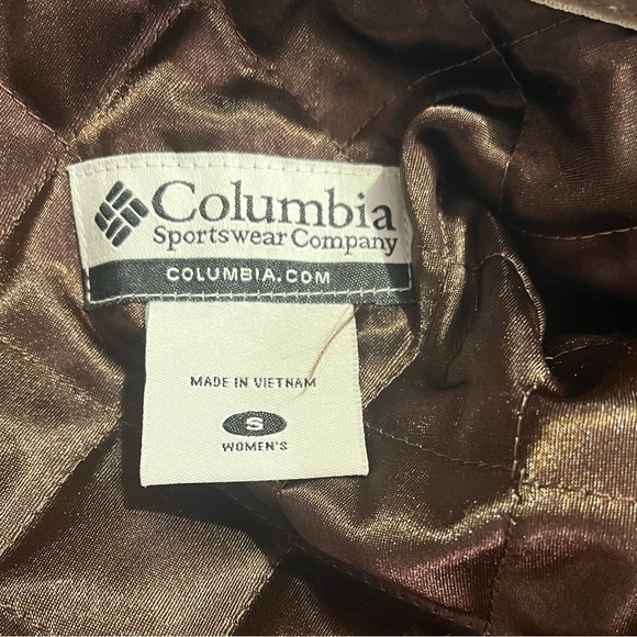 Columbia Women’s Brown Waterproof Detachable Hooded Coat Sz S EUC - Picture 6 of 11